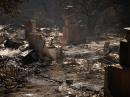 Damage from the Eaton Fire. US Air National Guard Photograph by Tech. Sgt. Joseph Pagan.